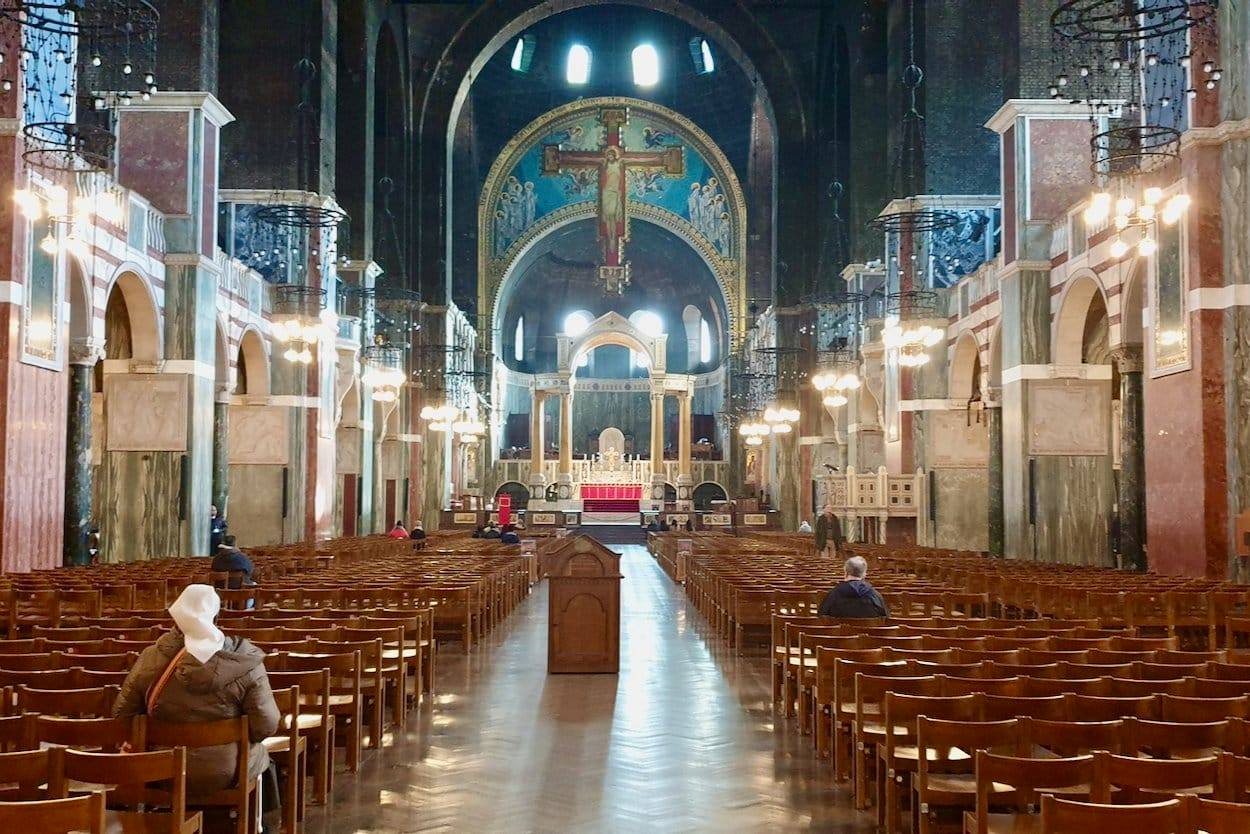 西敏主教座堂內部（翻攝自FB@Westminster Cathedral）